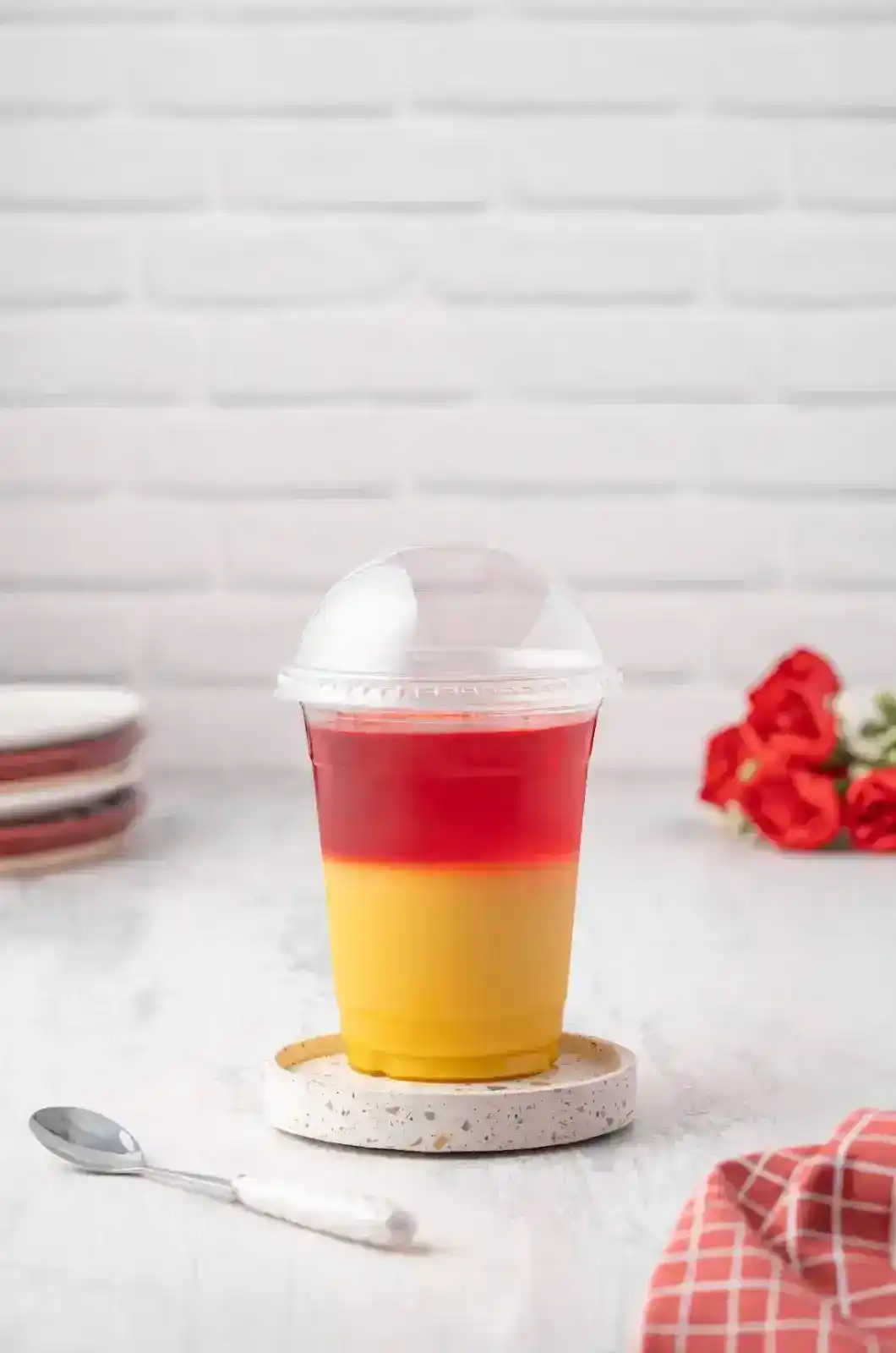 Gelatina con Flan